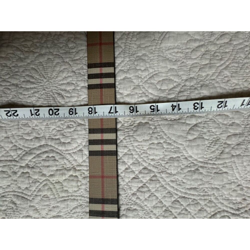 NWT Burberry Vintage Check Leather belt, Size US 75. - Picture 8 of 10